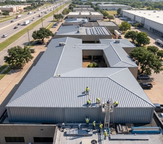Commercial Standing Seam Metal Roofing
